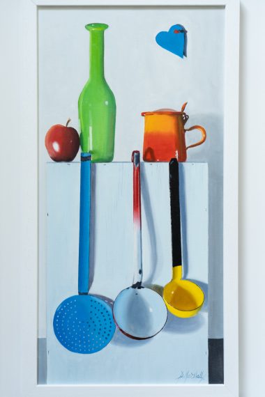 Diana Marshall contemporary artist fine art beautiful detail still life studies kitchen utensils Ireland Irish art Interiors Modern Homes contemporary decor Kilbaha Gallery