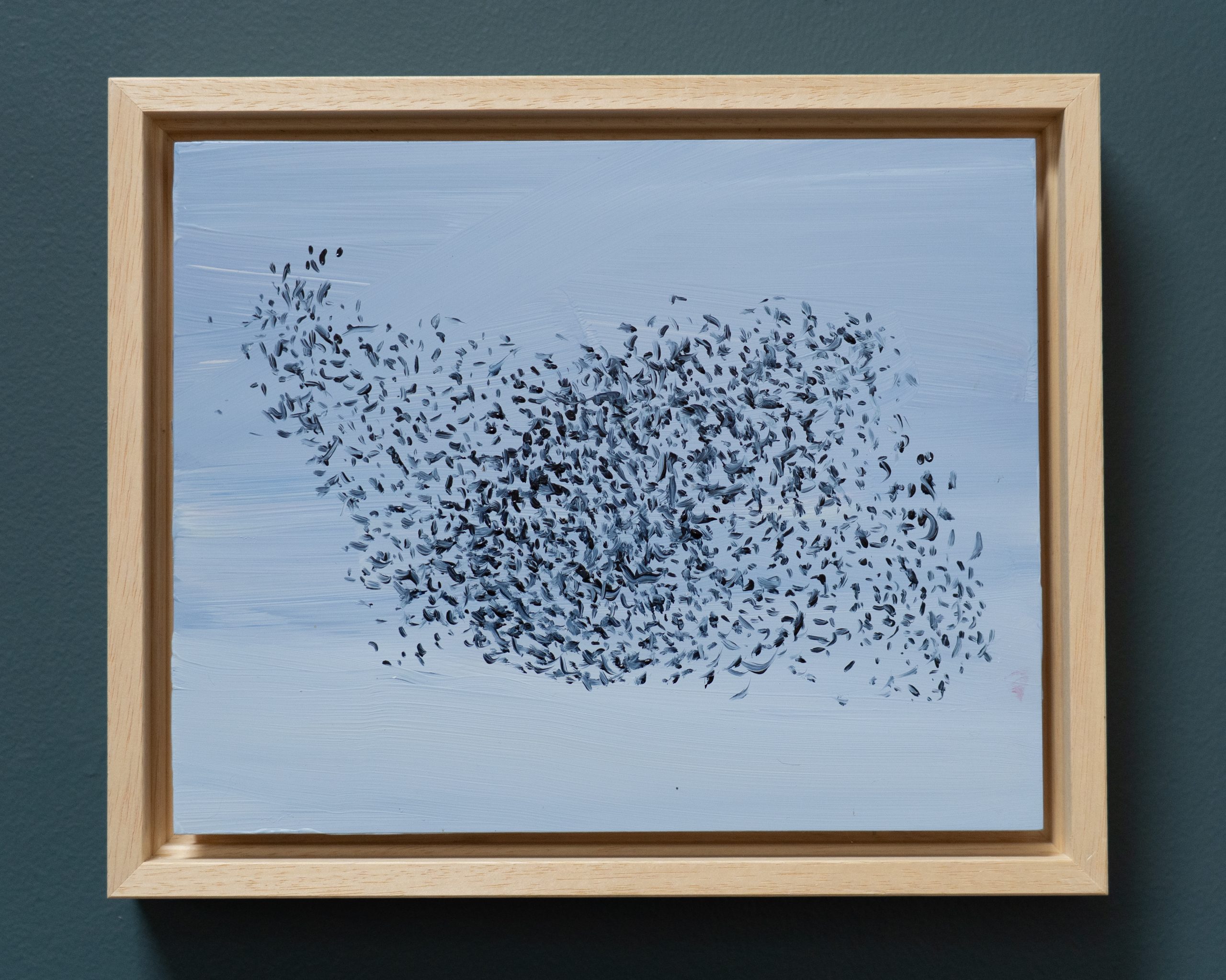 Kaye Maahs oil painting beautiful painting horizon sky and sea black rocks beach seascape kilbaha gallery ladybugs birds bees animals interiors