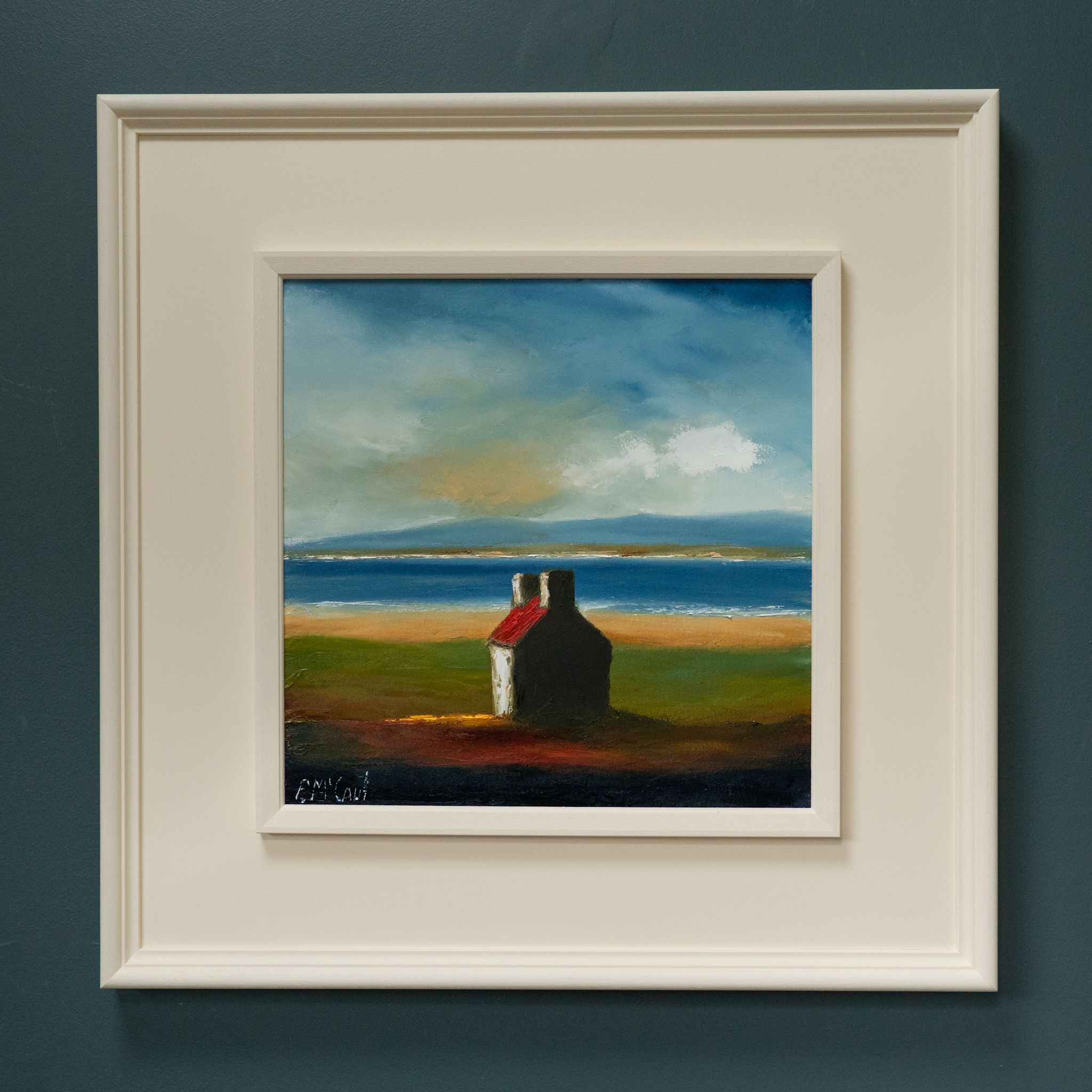 Padraig McCaul West Coast of Ireland Cottage Rural Ireland original Irish art beautiful oil painting signature colours vivid colour palette striking work interiors kilbaha Gallery