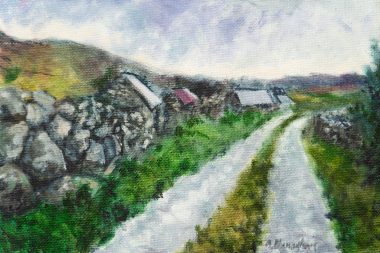 Aideen Monaghan painting oils West of Ireland drawings illustrations original art beautiful colourful work Original Irish Art Kilbaha Gallery Ireland paintings