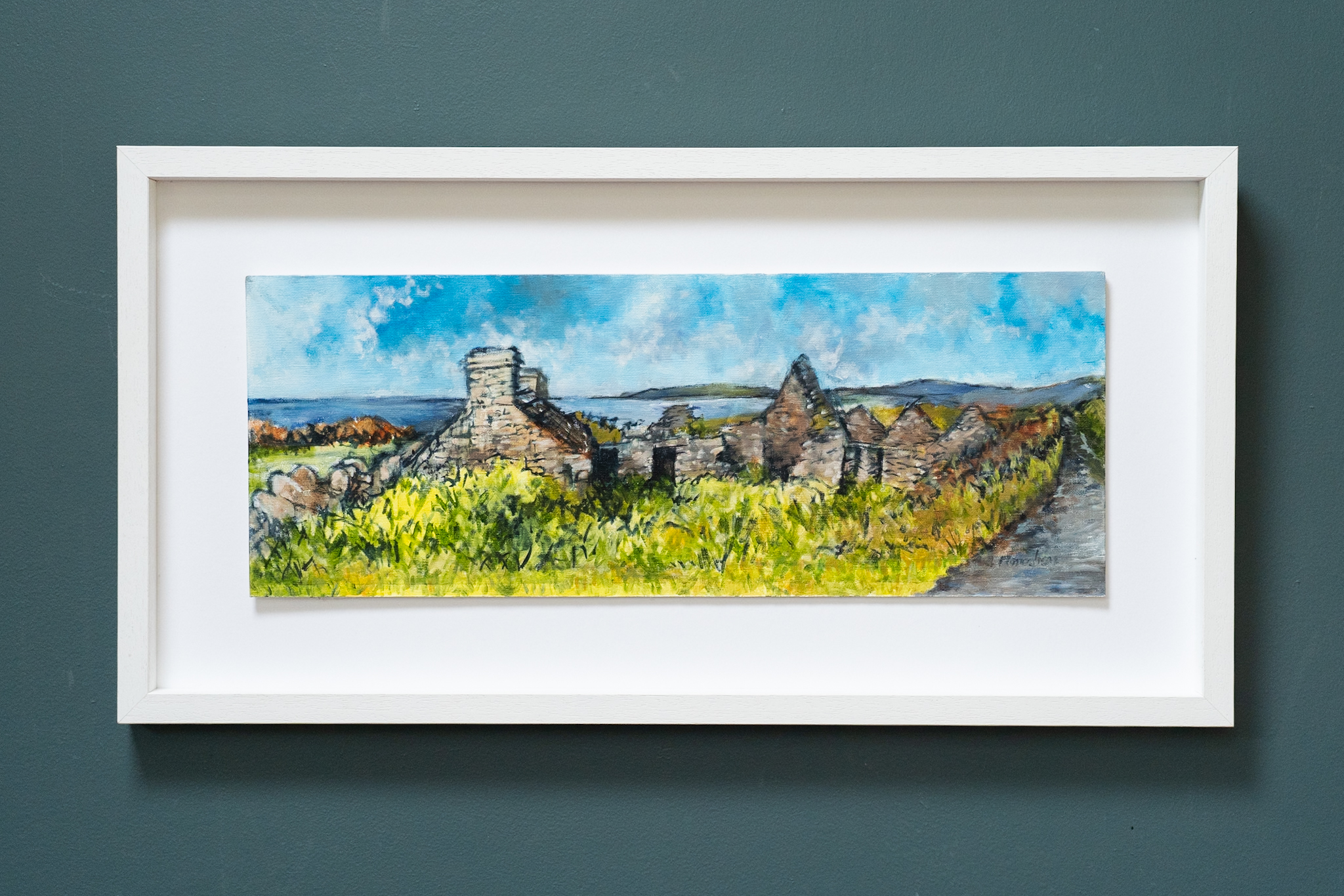 Aideen Monaghan painting oils West of Ireland drawings illustrations original art beautiful colourful work Original Irish Art Kilbaha Gallery Ireland paintings