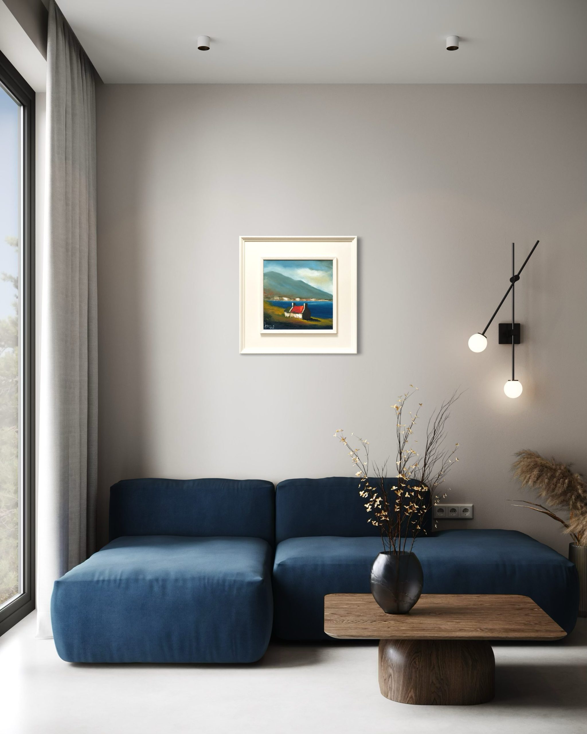 Padraig McCaul paintings original acrylic West of Ireland drawings illustrations original art beautiful colourful work Original Irish Art Kilbaha Gallery Ireland paintings