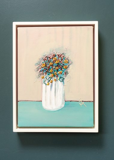 Bloomsday Vase III Peaches & Cream